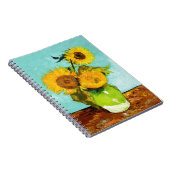 Carnet Vincent Van Gogh Trois Tournesols Dans Un Vase (Côté Droit)