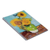 Carnet Vincent Van Gogh - Trois tournesols dans un vase (Côté Droit)