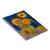 Carnet Vincent van Gogh - Vase avec cinq tournesols (Côté Droit)