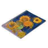 Carnet Vincent van Gogh - Vase avec cinq tournesols (Côté gauche)