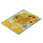 Carnet Vincent Van Gogh - Vase avec douze tournesols (Côté gauche)