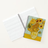 Carnet Vincent Van Gogh - Vase avec douze tournesols (Intérieur)