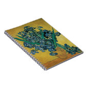 Carnet Vincent van Gogh - Vase avec iris fond jaune (Côté Droit)