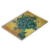 Carnet Vincent van Gogh - Vase avec iris fond jaune (Côté gauche)
