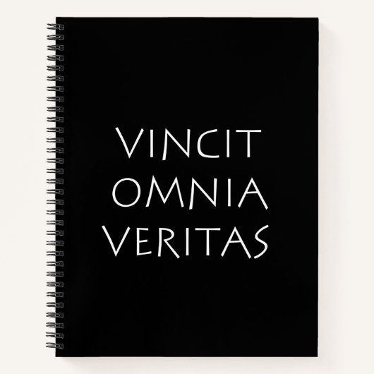 Carnet Vincit omnia veritas (Devant)