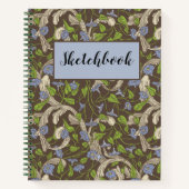 Carnet Vins d'Ivy Vintage victorien avec Sketchbook (Devant)