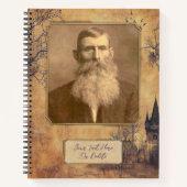 Carnet Vintage à l'ancienne / Modèle de journal (Devant)