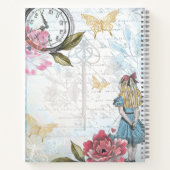 Carnet Vintage Alice In Wonderland Découpage Collage (Dos)