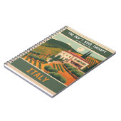 Carnet Vintage "aller en Italie" (Côté gauche)