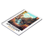 Carnet Vintage Amsterdam Netherlands Painting (Côté gauche)