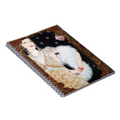 Carnet Vintage Art déco Lady Christmas (Côté Droit)