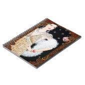 Carnet Vintage Art déco Lady Christmas (Côté gauche)