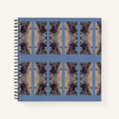 Carnet Vintage bleu (Devant)