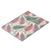 Carnet Vintage Botanical Fern Monogram (Côté gauche)