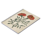 Carnet Vintage Botanique Floral Français Marigold (Côté gauche)