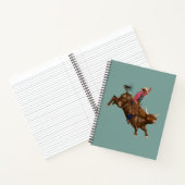 Carnet Vintage bull équitation cowboy (Intérieur)