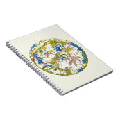 Carnet Vintage céleste, sphère arabe, constellations (Côté Droit)