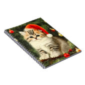 Carnet Vintage Christmas Kitten (Côté Droit)