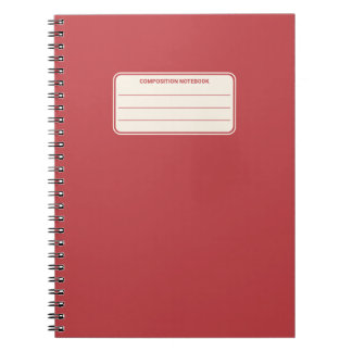Carnet Vintage Classic Solid Color Composition
