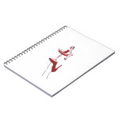 Carnet Vintage Cocktail Glass Pinup Notebook (Côté gauche)
