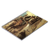 Carnet Vintage Cowboys, L'Outlaw Admirable par NC Wyeth (Côté gauche)