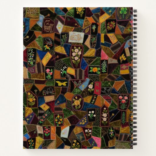 Carnet Vintage Crazy Quilt (Dos)