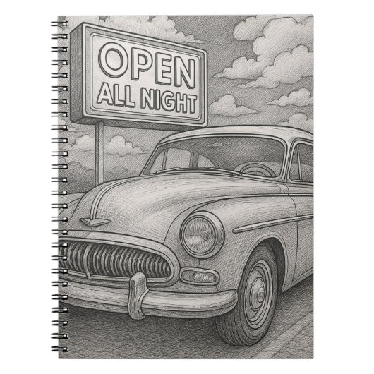 Carnet Vintage Cruiser Notebook (Devant)