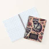 Carnet Vintage Cute Racoon (Intérieur)