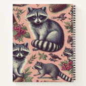 Carnet Vintage Cute Racoon (Dos)