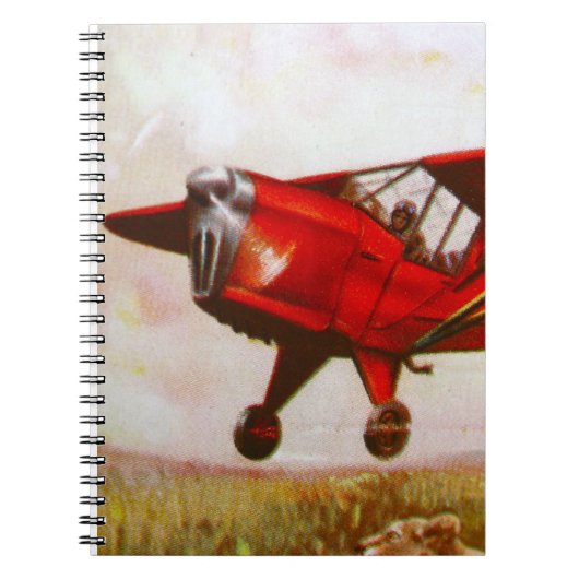 Carnet vintage d'avions (Devant)