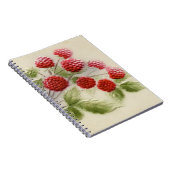 Carnet vintage de framboises (Côté Droit)