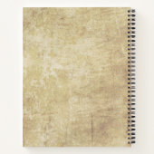 Carnet vintage de Gladioli (Dos)