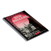 Carnet vintage de la Nouvelle-Orléans (Côté Droit)