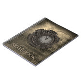 Carnet vintage de montre d'horloge de Steampunk (Côté gauche)