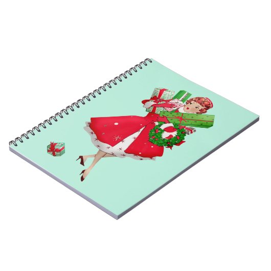 Carnet vintage de Noël 1950 (Côté gauche)