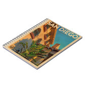 Carnet vintage de San Diego (Côté gauche)