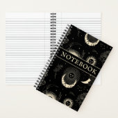 Carnet Vintage de spirale de Sun Moon (À l'intérieur)