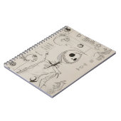 carnet vintage d'halloween (Côté gauche)