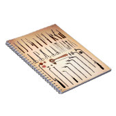 Carnet vintage d'instruments Médicale (Côté Droit)