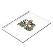 Carnet Vintage Dog Dad Terrier Engraving Shirt Design_1 (Côté gauche)