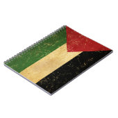 Carnet Vintage du drapeau palestinien (Côté gauche)