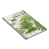 Carnet vintage du Journal Spiral Ferns (Côté Droit)