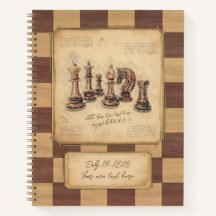 Vintage échiquier et pièces d'échecs, cadeau du jo