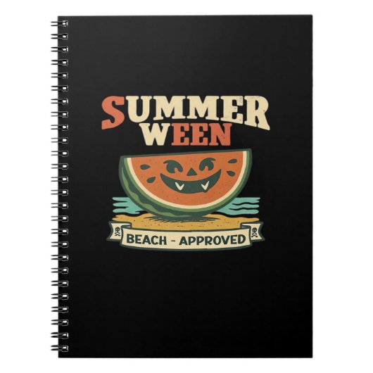 Carnet Vintage Éffrayant Summerween Watermelon - Éffrayan (Devant)