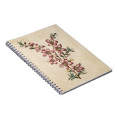 Carnet Vintage fleur d'amandes végétales (Côté Droit)