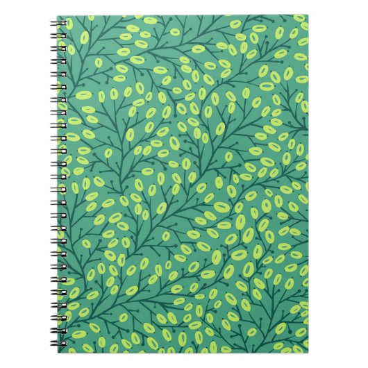 Carnet Vintage Floral Seamless Pattern (Devant)