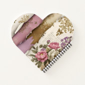 Carnet Vintage Floral - Spiral Notebook (Dos)