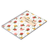 Carnet Vintage floral watercolour clear diamond Notebook (Côté gauche)