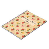 Carnet Vintage floral watercolour diamond Notebook (Côté gauche)