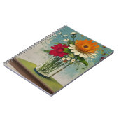 Carnet vintage flower 3 (Côté gauche)